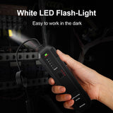 ▶ Buscador de tuberías y cables subterráneos, localizador de cables subterráneo para válvula de rociador enterrada de cercas de mascotas, probador de cables para localizar kit generador de tono de riego