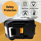 QCZRED - Paquete de 2 baterías BL1850B de 18 V 5.0 Ah y cargador de 3 A DC18RC para Makita 18V LXT BL1850 BL1840b BL1830 BL1815 BL1860B