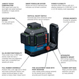 BOSCH GLL330-80CGN - Láser de nivelación y alineación de tres planos conectado, 18 V, 360º