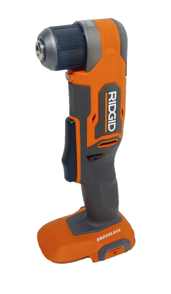 Subcompacto sin escobillas inalámbrico 3/8 pulgadas. Taladro de ángulo recto (solo herramienta) RIDGID 18 V