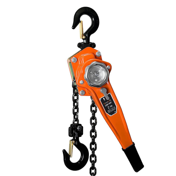 Polipasto，2 tonelada 4410 Libras Cadena G80, Freno Weston, Compatible con 3 Metros polipasto Manual para Espacios Estrechos