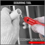 ▶ Cortador de tubos resistente de 3/16"-2" OD, mini cortador de tubos de 1/8"-7/8", herramienta de desbarbado - para tubos de cobre, aluminio, PVC - Herramientas de corte y