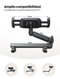 ▶ Soporte Tablet Automovil - [Brazo de Extensión] Soporte iPad Reposacabezas Auto Coche Carro para 4.7-11" Celular y Tablets como Samsung Tab, iPad Pro, Air, Mini, E-Reader, Kindle
