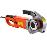 ▶Roscador de tubos máquina de enhebrado de tubos de 2300 W con 4 troqueles de 1/2 pulgadas - 1 1/4 pulgadas, máquina de enhebrado de tubos de mano de 110 V con motor de cobre, kit