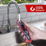 Termómetro de carne a prueba de agua ThermoPro TP19 con retroiluminación Ambidextrous y termómetro de lectura instantánea para cocinar alimentos para aceite de agua dulce de cocina