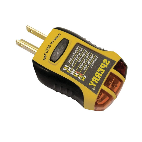 Instruments GFI6302. Probador de enchufes GFCI