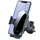 ▶ Soporte Celular Automóvil, Base Porta Celular Auto Ventilación, Rotación 360º con Gancho Metálico y Botón Liberación con iPhone 15 14 13 Pro MAX, Galaxy S23 Ultra, Xiaomi
