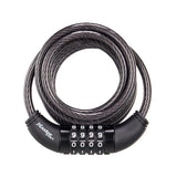 ▶ Master Lock Masterlock 8114DMX Cable, 6 ft Long, Negro