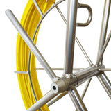 ▶ Guia jalacable de cinta de pescado de fibra de vidrio, varilla de tracción, Cable de varilla para correr, carrete de Cable, varilla para correr con jaula