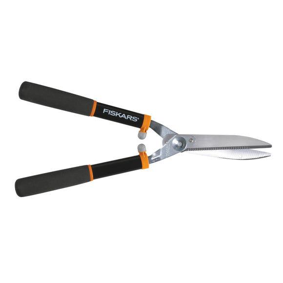 Tijeras de setos con palanca de potencia, cuchillas de acero inoxidable de 8 pulgadas, tijeras de corte de plantas con hoja de acero afilada de precisión