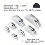 Doblador de tubos de refrigeración con carraca, herramienta de mano de 1/4 a 7/8 pulgadas, cabezal de repuesto de aleación de aluminio