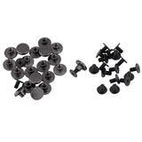 🔩 20 piezas Latón Cabeza plana Correa Correa Remaches Tornillo para zapatos Bolso Artesanía en cuero 5 mm 8 mm, Latón durable Rosca Tuerca plana Clavos Remaches Tornillos Herramientas (5 mm)