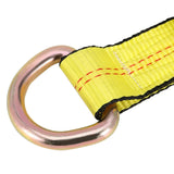 ▶ Paquete de 6 correas de remolque de 2 pulgadas x 8.2 pies con anillo en D para elevación de ruedas, camión de auxilio, remolque, remolque, de 2 pulgadas x 8.2 pies