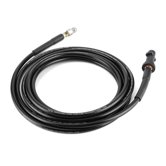 ▶ Manguera de limpieza de tuberías de desagüe, hidrolavadora, desagüe de alcantarillado, manguera de agua para limpieza de automóviles, compatible con la serie K de (8 metros)