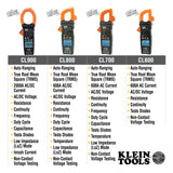 ▶ KLEIN TOOLS Digital Clamp Meter, AC Auto-Ranging 400 Amp with Temp