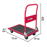 Carro de Carga Plegable Tipo Plataforma, 150 kg Fiero DIA-150P,