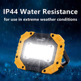 Luz de Trabajo LED Portátil, Reflector, Iluminación para Sitios de Construcción, Impermeable para Acampar, Senderismo, Reparación de Automóviles,SOS de Emergencia con Batería