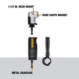 Adaptador de taladro de ángulo recto, accesorio 2 en 1 DEWALT