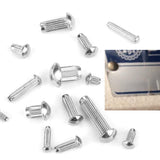 250pcs remaches de acero inoxidable M2-M5 cabeza redonda remache con vástago estriado remaches Nuts remaches sólidos Surtido conjunto