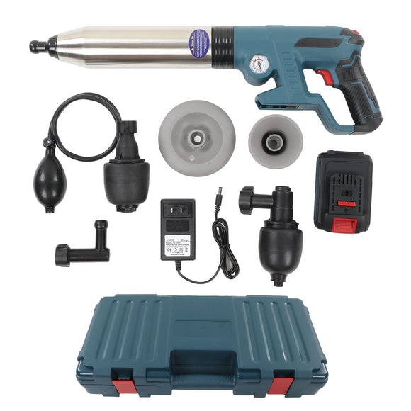 ▶ Desatascador de Drenaje para Inodoro, Removedor de Obstrucciones, Mango Ergonómico, Destapador de Tubería Eléctrica Portátil de Mano