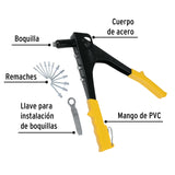 ▶ PRETUL Remachadora Profesional Remachadora 10" con remaches, Pretul