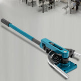 ▶ Dobladora de tubo de tubo, dobladora manual de tubo de 3/8 a 1 pulgada, con 7 troqueles, tubo doblador de tubo resistente de acero de metal de cobre, para talleres de reparación, azul