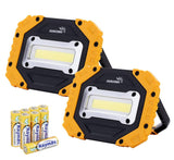 Luz de Trabajo LED Portátil, Reflector, Iluminación para Sitios de Construcción, Impermeable para Acampar, Senderismo, Reparación de Automóviles,SOS de Emergencia con Batería
