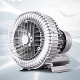 ▶ Soplador regenerativo monofásico de 110 V, bomba de vacío industrial monofásica de alta presión for soplado o succión de aire, soplador de anillo vórtice monofásico de alta presión 120 W for aireación