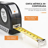 Nivel Láser De Líneas Fixit Con Trípode Y Clip De 3 Modos, Para principiantes, Medidor Láser Multipropósito + Cinta Métrica de 2,5 m y Trípode, Fácil Uso para Aplicar en Techo/piso/pared