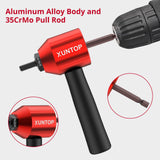 ▶ Remachadora Profesional Kit adaptador de tuerca de remache con 100 accesorios de tuerca, adaptador de pistola de tuerca fácil de instalar para pistola de remache eléctrica, adaptador de pistola de remache eléctrico,