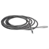 ▶ Taladro eléctrico de 5 m, accesorio de limpieza de drenaje, de acero al manganeso para taladro con cable de resorte flexible, herramienta de limpieza de tuberías de alcantarillado para fregadero de