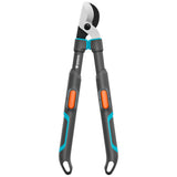 Tijeras de podar , tijeras de podar telescópicas para madera fresca de hasta 50 mm, extensibles hasta 670 mm, cuchillas de corte de precisión, PowerCoating para cortes limpios