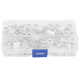 Tuercas de Hardware, Tuerca de Remache 100 Piezas/caja Tuerca de Remache de Aluminio Tuerca de Inserción de Remache Roscado 6‑32/8‑32/10‑24/10‑32 1/4‑20