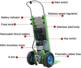 Carretilla eléctrica para Subir escaleras, Carretilla eléctrica de 800 W, Carretilla para Objetos Pesados con batería de Litio, Capacidad de Carga de 220 kg, para Subir y Bajar escaleras, 24 Ah