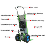 Carretilla eléctrica para Subir escaleras, Carretilla eléctrica de 800 W, Carretilla para Objetos Pesados con batería de Litio, Capacidad de Carga de 220 kg, para Subir y Bajar escaleras, 24 Ah