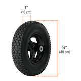 Truper  Carretilla 4.5 ft3, llanta neumática reforzada