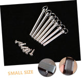 🔩 Levemolo 7Juegos Kit de Reparación de Remaches y Tuercas para Ejes de Ventiladores de Mano Plegables de Sujetadores de Eje Sólido para Abanicos Manuales y Accesorios de Ventilador