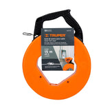 ▶TRUPER Guía jalacable, acero al alto carbono, 15 mts Truper GUIA-15,