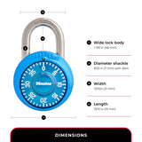 master lock cerradura de combinación, Azul