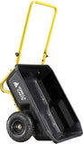 Gorilla Carts GCR-4 - Carro de volquete, Carro de jardín de 2 Ruedas con Mango Plegable, 4 pies cúbicos, 300 Libras Capacity, Negro/Amarillo Gorilla Carts GCR-4 -