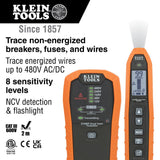 Klein Tools  Kit avanzado de buscador de interruptores y trazador de cables para interruptores energizados y no energizados, fusibles y cables