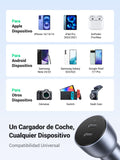 ▶ Cargador Auto USB C con 2 Puertos PD3.0 Carga Rápida, Tipo C Adaptador de Coche Compatible con iPhone 17 16 15 14, iPad Pro Mini Air, Galaxy S25 S24 S23 Ultra, Pixel 10 9 8 7