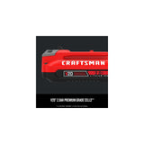 ▶ CRAFTSMAN Starter Kit de 2 Baterias de Ion Litio 20V 2.0 Ah y Cargador