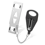 Cerradura De Puerta Portátil, 1 Piezas Cerradura De Seguridad Para Viajes, Cerradura De Puerta Portátil De Acero Inoxidable Para Apartamento, Escuela, Viaje, Hotel, Motel