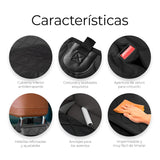 ▶  Cubierta para Mascotas, Funda Cubre Asientos de Autos, Sillones. Ideal para Perros y Gatos, para Asiento Trasero, Cajuela o Sofa, Medidas: 137 * 147 * 40cm Impermeable (Negra Completa)