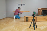 Bosch Universal Level 2 - Láser de líneas cruzadas con trípode (cruz láser con puntos de soldadura integrados para alineación precisa y fácil transferencia de referencias, en caja de cartón)