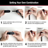 ▶ Master Lock Masterlock 8114DMX Cable, 6 ft Long, Negro