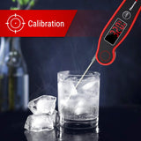 Termómetro de carne a prueba de agua ThermoPro TP19 con retroiluminación Ambidextrous y termómetro de lectura instantánea para cocinar alimentos para aceite de agua dulce de cocina