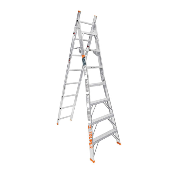 Escalera de combinación, tipo ll, 13 escalones