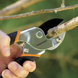 Tijeras de podar capacidad de corte de 5/8 pulgadas con tecnología de palanca de potencia que proporciona más potencia de corte, lo mejor para tallos secos, muertos y ramas pequeñas